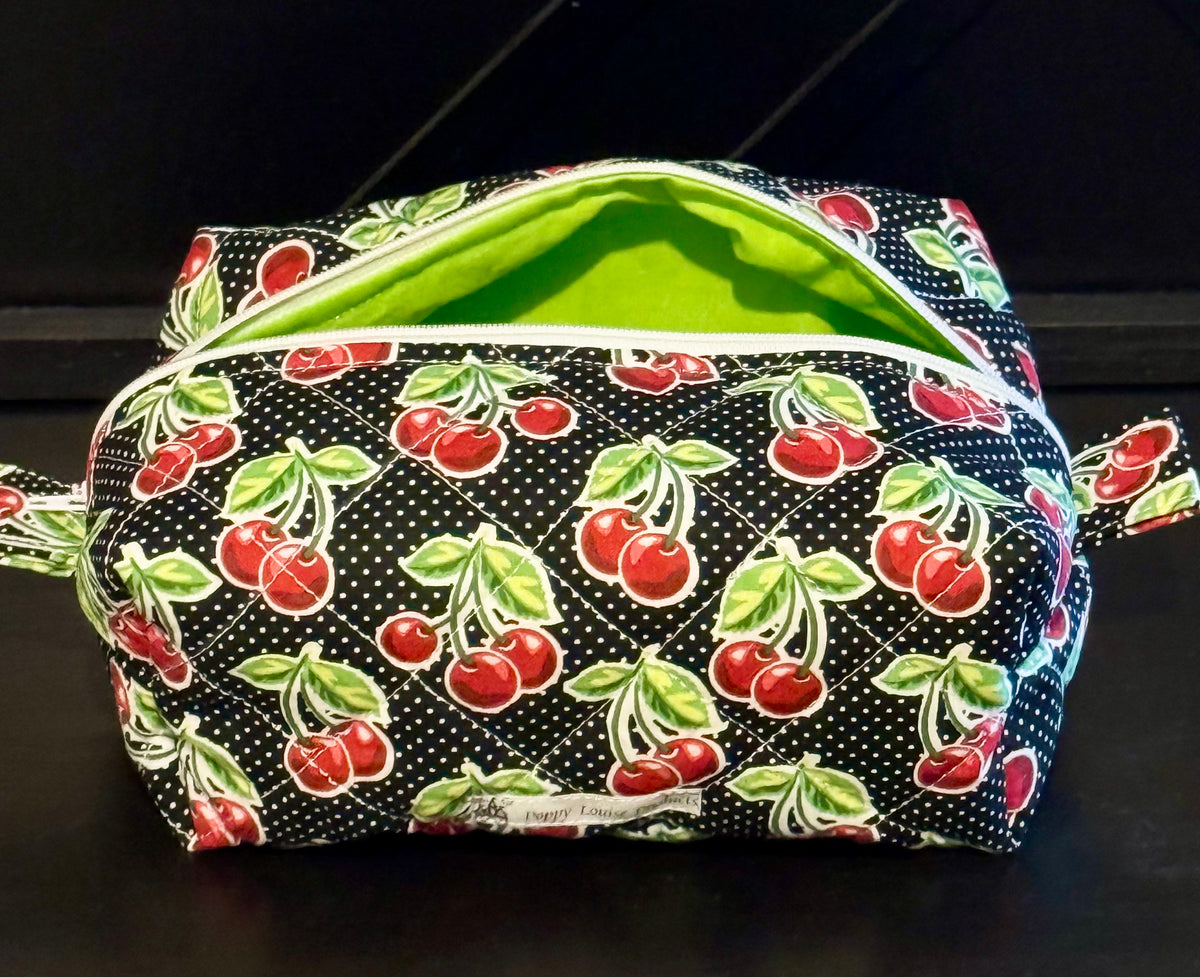 Makeup Bag - Black Cherry