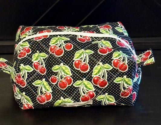 Makeup Bag - Black Cherry