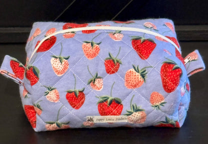 Makeup Bag - Strawberry Plush