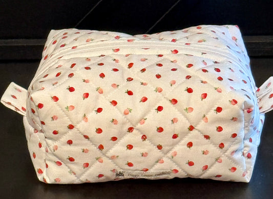 Makeup Bag - Sweet Mini Strawberry Cutie